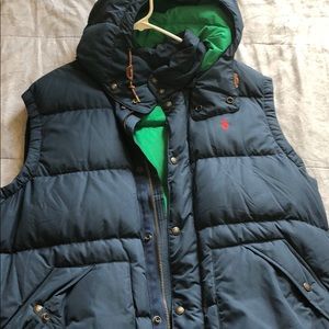 Blue XL Ralph Lauren Vest